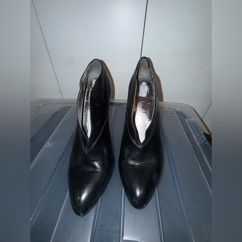 Calvin Klein Black Heeled Boots